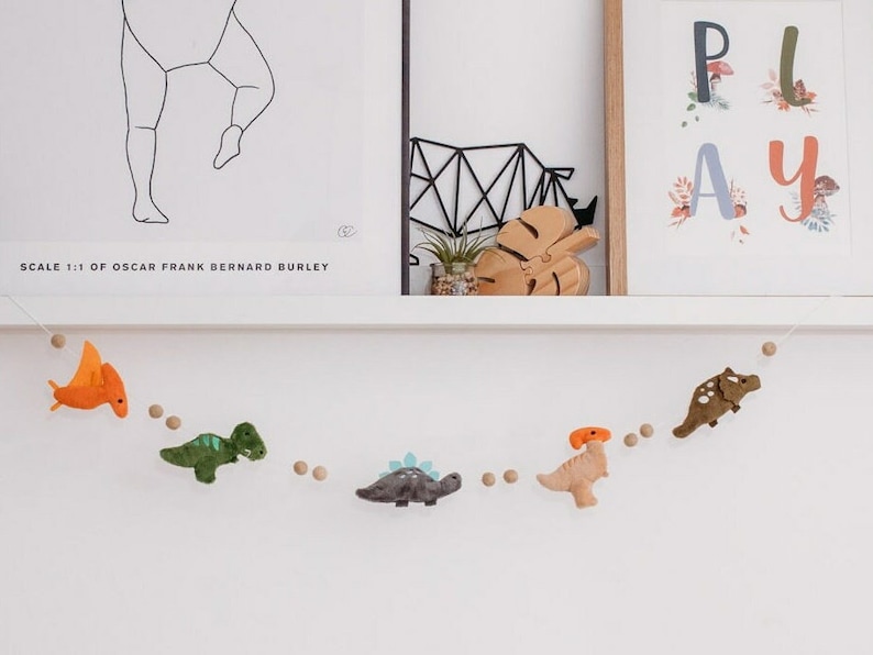 Dinosaur Garland Stocking Filler Dinosaur Theme Dinosaur Mad Gift Toddler Gift Idea Christmas Gift Christmas Gift Toddler Mad dinosaur image 10