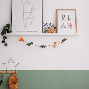 Dinosaur Garland Stocking Filler Dinosaur Theme Dinosaur Mad Gift Toddler Gift Idea Christmas Gift Christmas Gift Toddler Mad dinosaur image 9