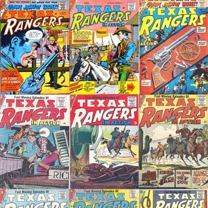 ヴィンテージ テキサス レンジャーズ コミック: 1950 年代のワイルド ウェスト コレクション (PDF)