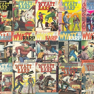 Vintage Wyatt Earp Comics: 1950s Wild West Collection (PDFs)