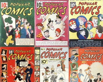 cómics de diversión y comedia: colección de cómics populares. 6 números, más de 400 páginas, cómics antiguos del siglo XX, archivos PDF aptos para PC, teléfonos y tabletas.