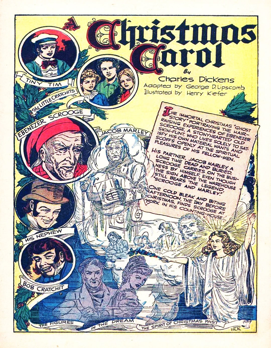 A Christmas Carol - Graphic Novel Version by Charles Dickens. 49 Pages ...