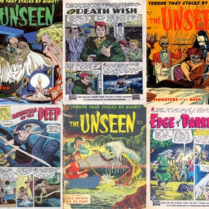 Vintage Horror Comic Book Collection: The Unseen (PDF Download)