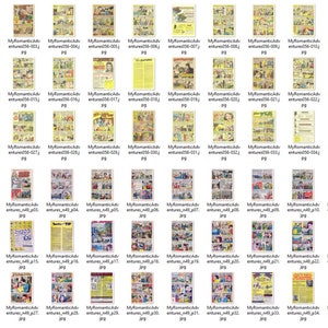 Cómics románticos antiguos: Mis aventuras románticas. 12 números, más de 400 páginas, cómics de amor antiguos de los años 50, archivos PDF aptos para PC, teléfonos y tabletas. imagen 4