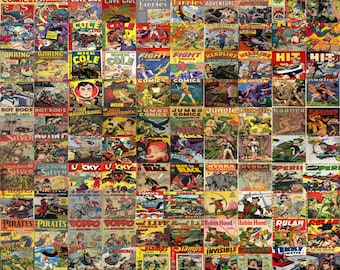 Vintage Adventure Comic Collection: 40 Sets, 160 Issues (PDFs)
