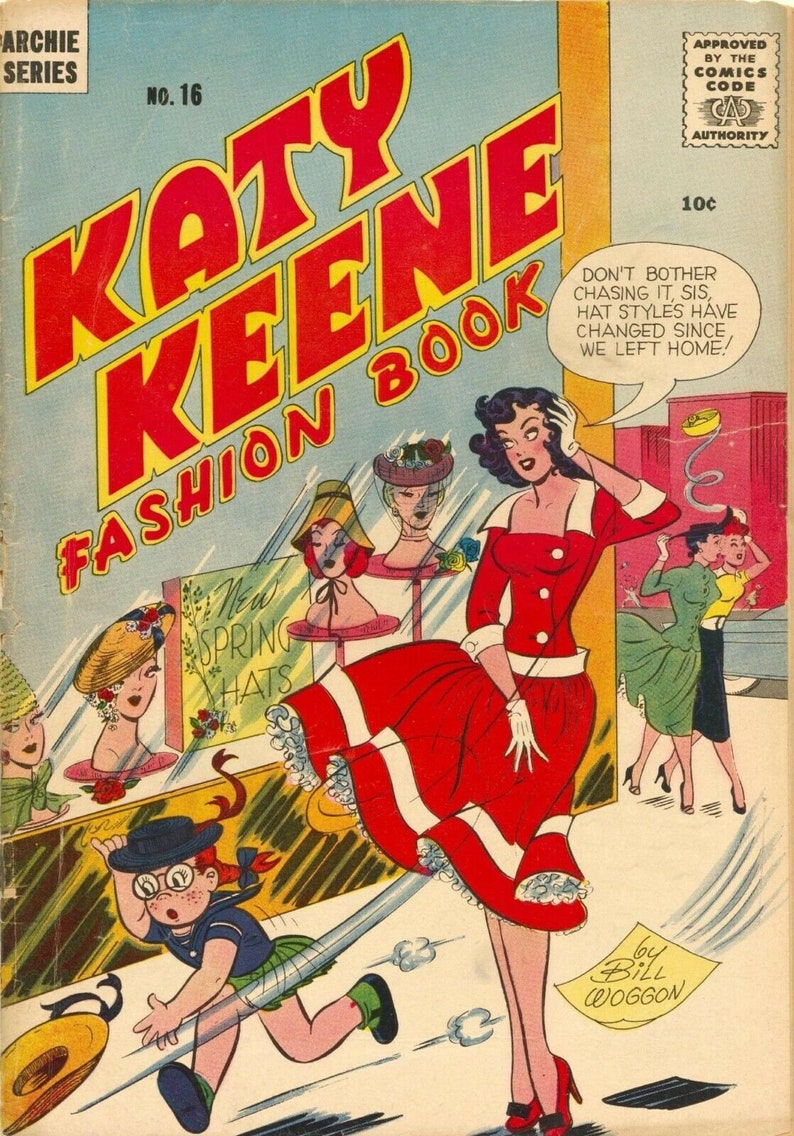 1950s leading ladies comics Katie Keene fashion books, All New stories, comics & Annuals. 59 Issues image 6