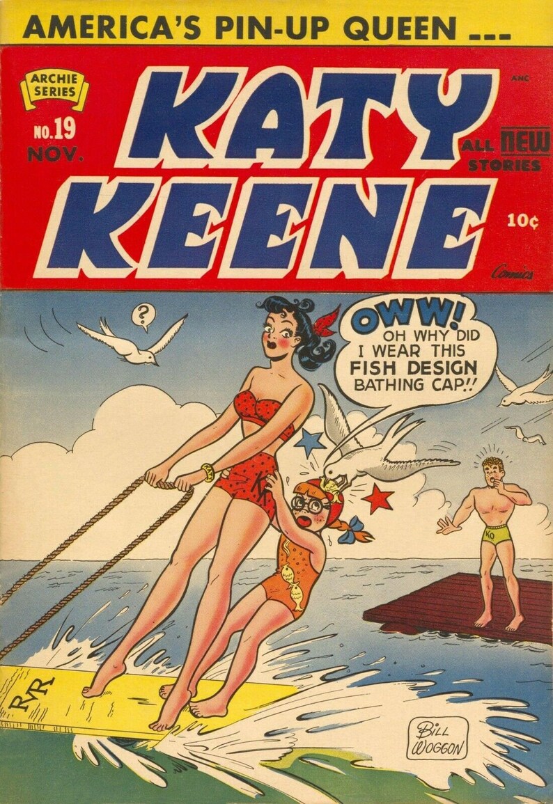 1950s leading ladies comics Katie Keene fashion books, All New stories, comics & Annuals. 59 Issues image 5