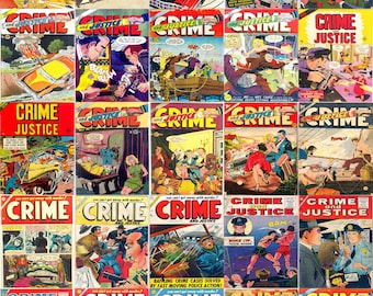 Colección de cómics de crimen y justicia de la década de 1950: 16 números clásicos (PDF)