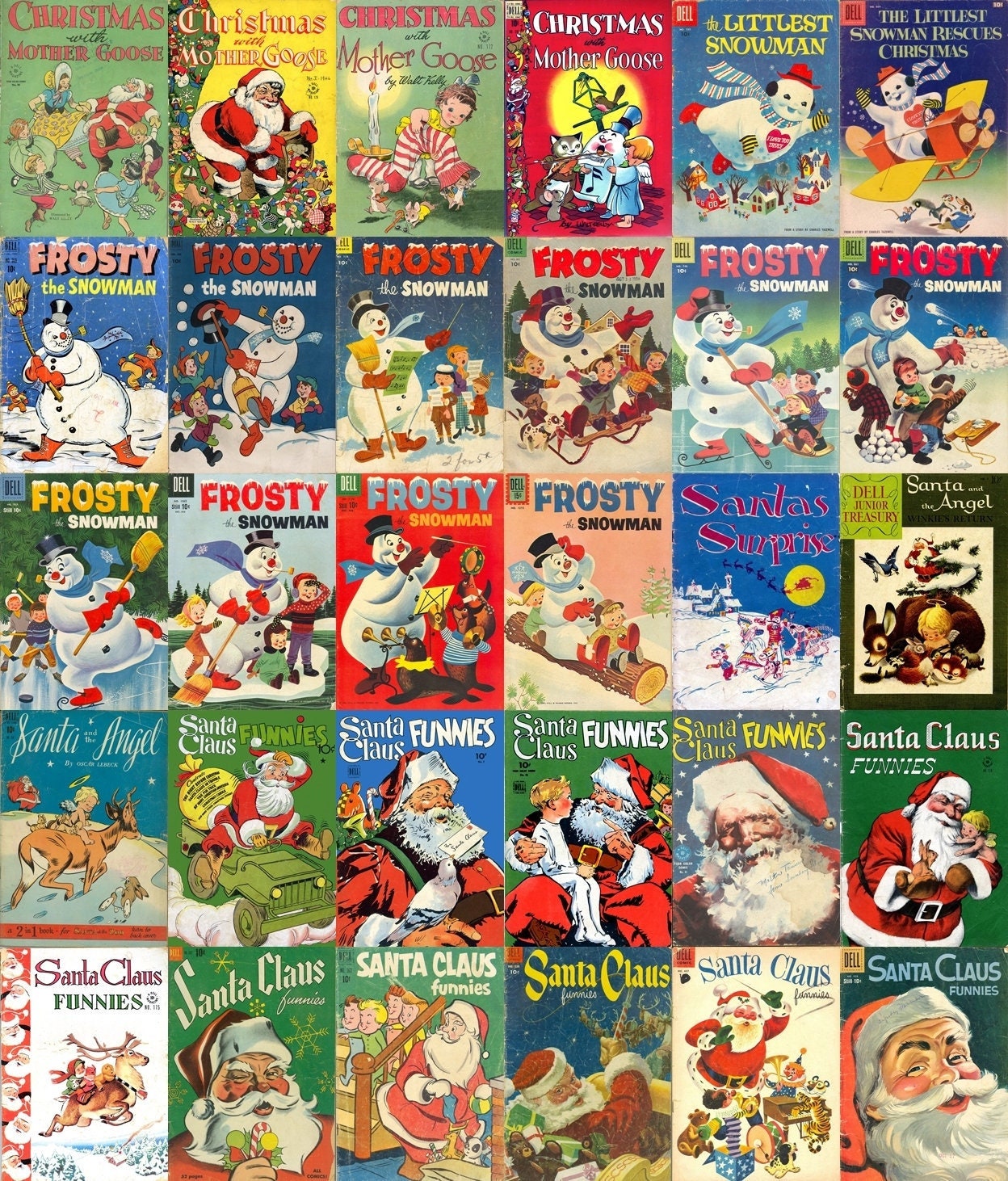 1950s Vintage Christmas Comics: Santa, Frosty, Mother Goose (34