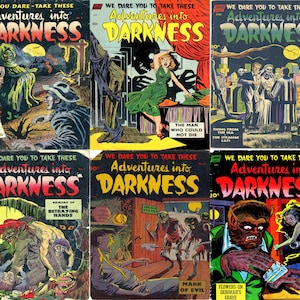 Vintage Horror Comics: Adventures into Darkness Collection (PDF Download)