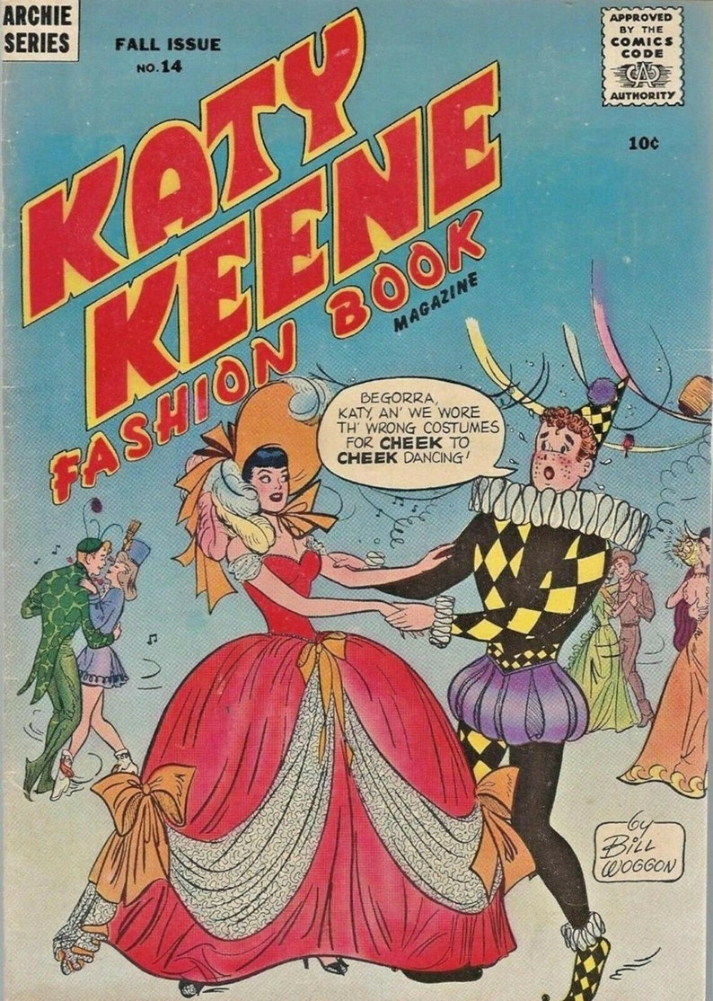 1950s leading ladies comics Katie Keene fashion books, All New stories, comics & Annuals. 59 Issues image 2