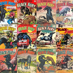 Vintage Black Fury Comics: 1950s Collection (PDFs)