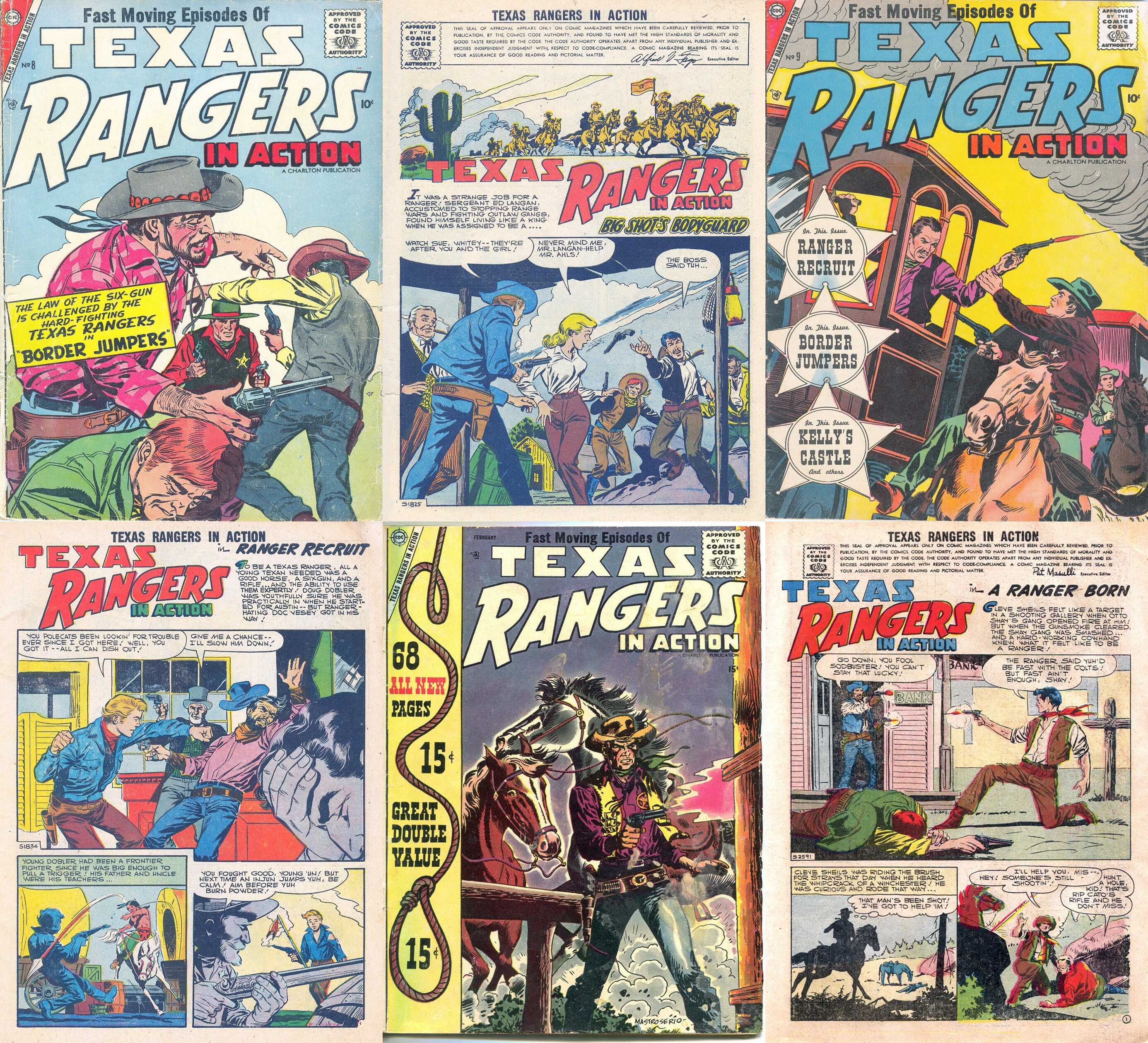 Vintage Texas Rangers Comics: 1950s Wild West Collection (pdfs) - Etsy