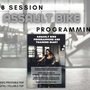 28 セッション アサルト バイク クロスフィット ジム プランナー - 健康になりましょう!