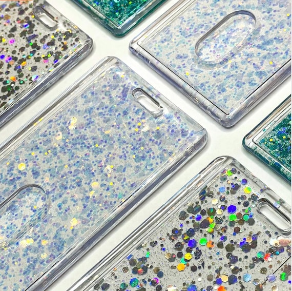 Glitter Nurse ID Holder | Horizontal Vertical Badge Reel Access Card Holder