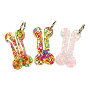 Funfetti Dog Poop Bag Holder - Hands-Free Leash Attachment, Colourful Resin Waste Bag Holder