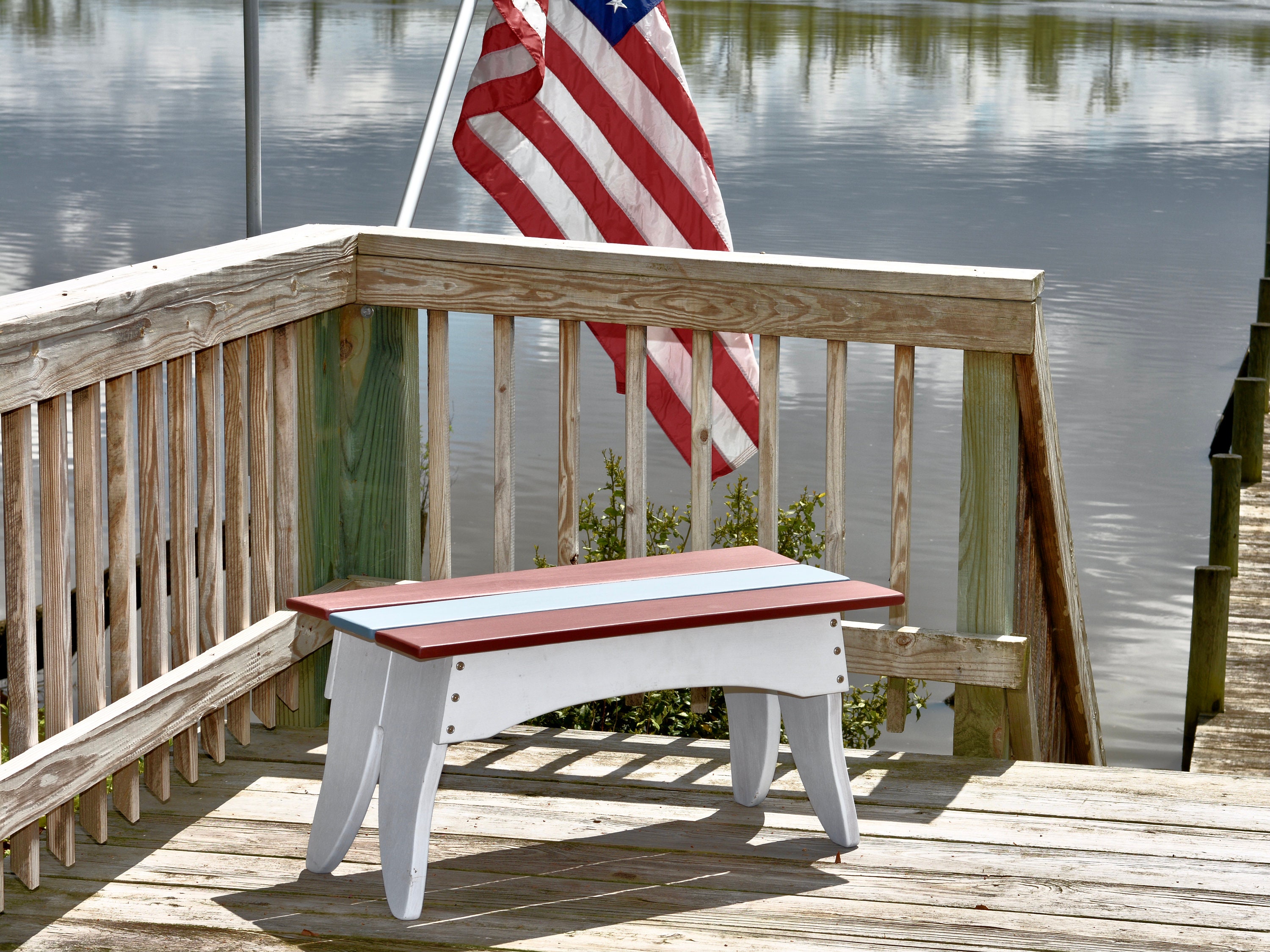 Wood Garden Bench, Eucalyptus Wood Bench, Hand Made Serving Bench ...