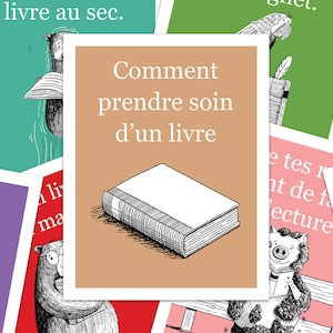 French - How to Treat a Book (8.5 x 11 Digital Download)