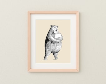 Bear | How to Treat a Book | Instant Digital Download
