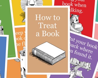 How to Treat a Book ( 11 x 17 Digital Download )