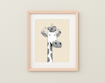 Giraffe | How to Treat a Book | Instant Digital Download