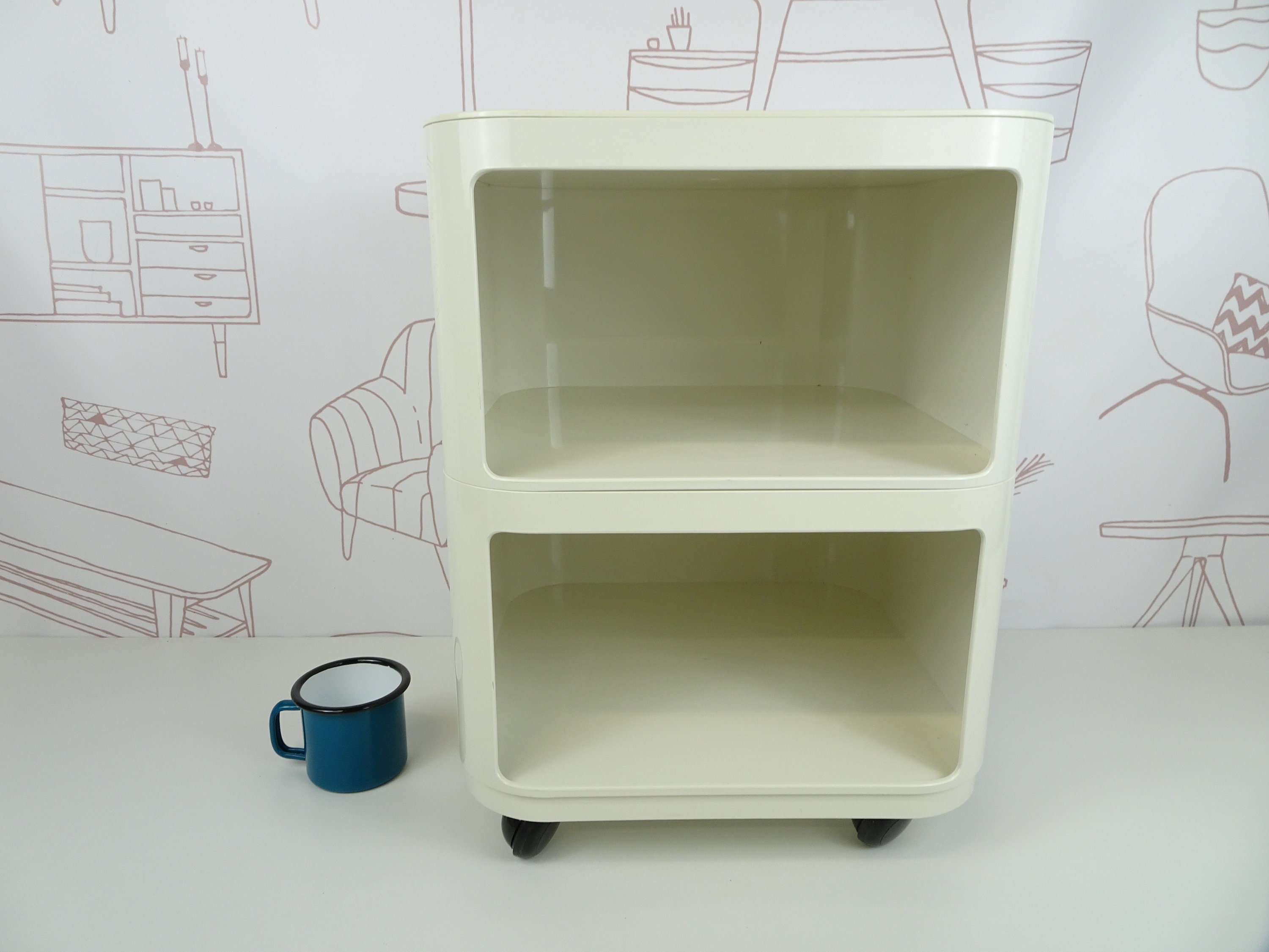 Vintage Kartell Space Age Componibili 4970 With Etsy Australia