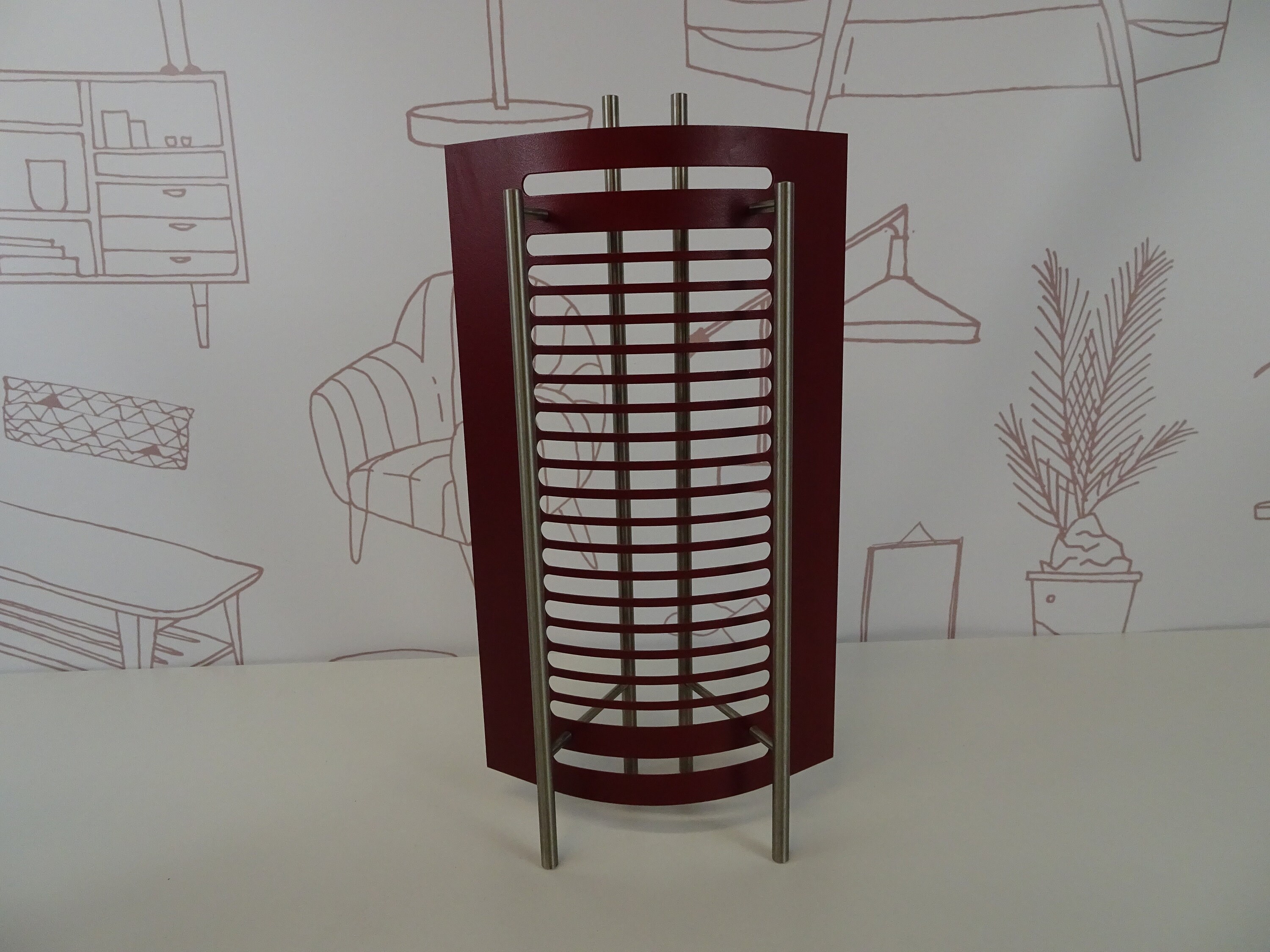 Vintage Design Cd Racks, 70s Design, Memphis Style Cd Rack