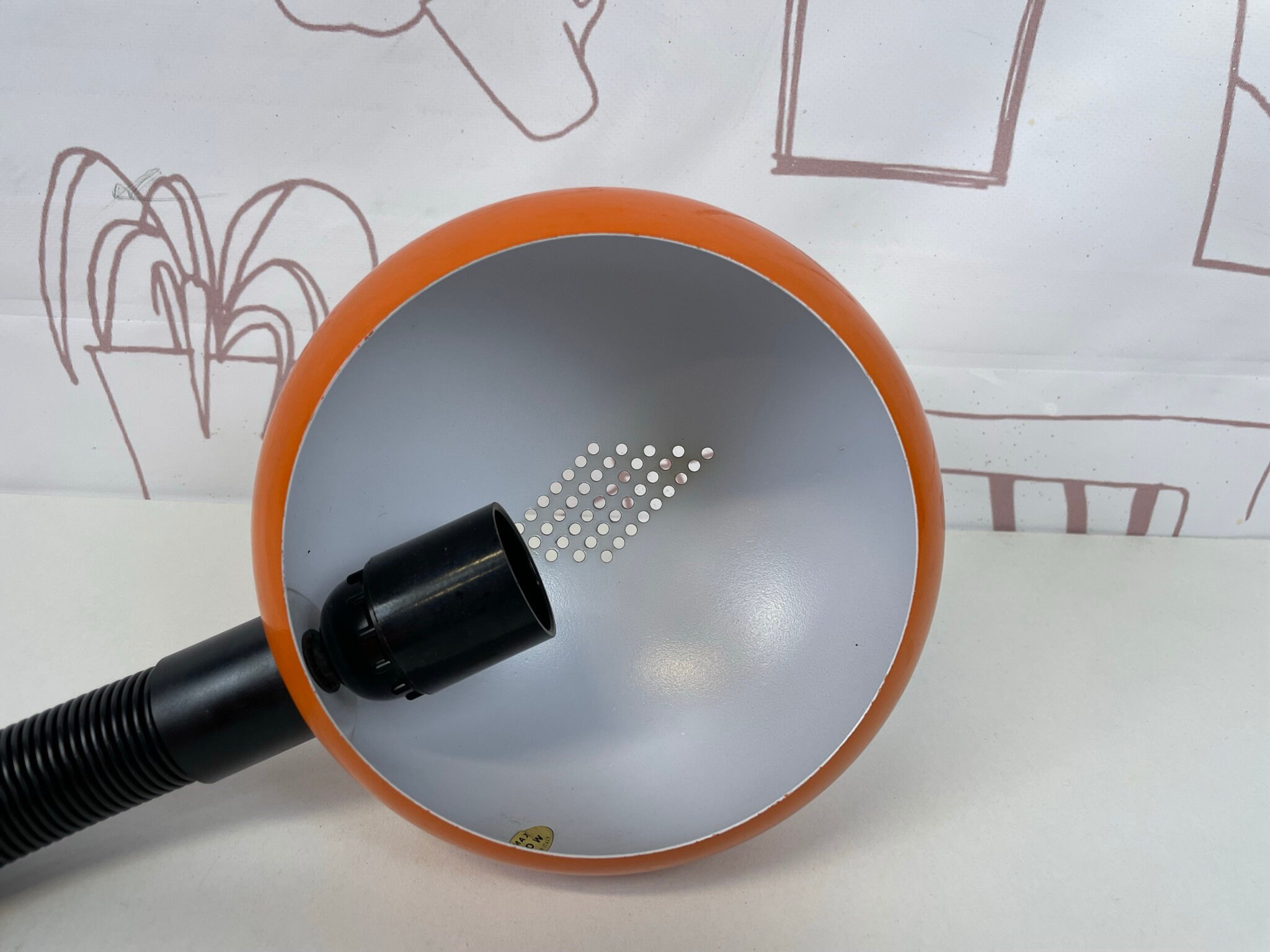 Picture of 1970s Vintage Italian Swan Neck Table Lamp Italian Design - Etsy