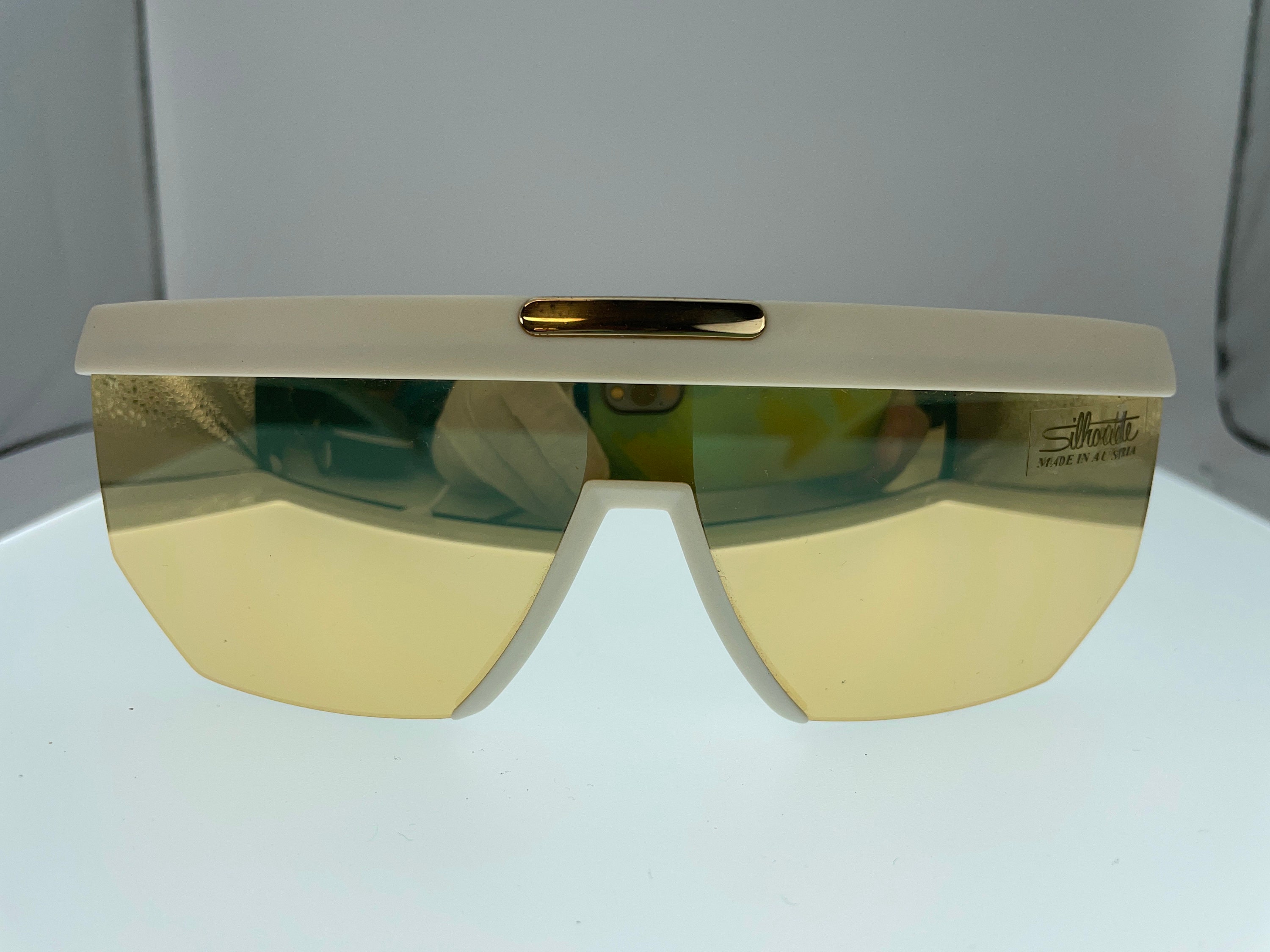 Prada | Accessories | Prada Spr74g Black And White Shield Sunglasses |  Poshmark