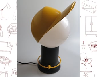 Vintage &quot;CAP&quot; table lamp by Giorgetto Giugiaro for Bilumen