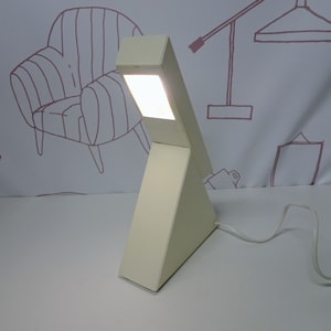 Candeeiro de mesa Delta Mario Bertorelle - Candeeiro de mesa de estilo moderno - Candeeiro de mesa de iluminação estilo vintage - Candeeiro de mesa Design Decoração de casa - Ideias para presentes