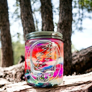 Custom Designed! 8oz Stash Jar. Use to stash whatever you want :) Handmade with <3