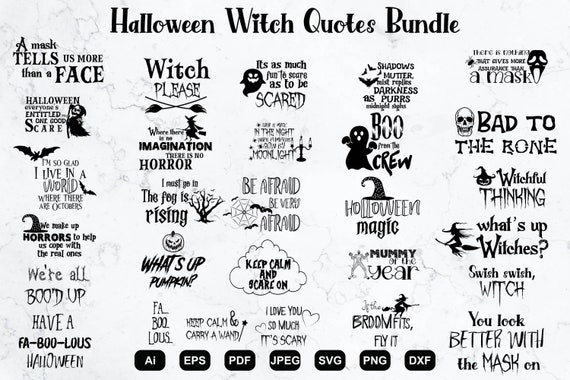 Halloween SVG Bundle Halloween Quotes Svg Halloween Svg - Etsy Halloween SVG Bundle Halloween Quotes Svg Halloween Svg - Etsy