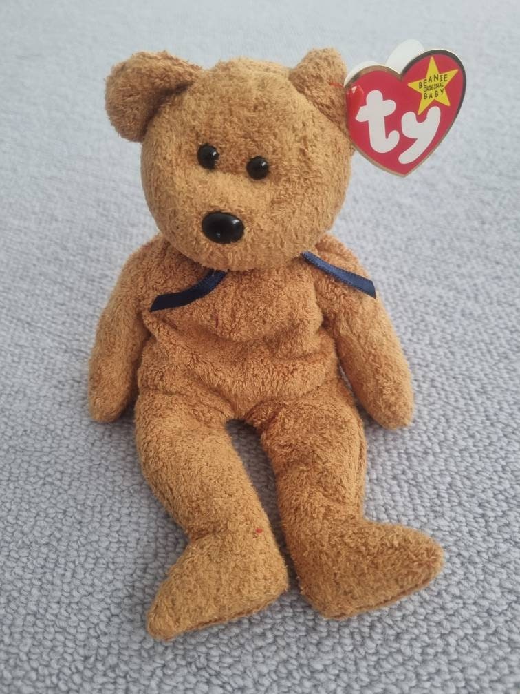 TY Beanie Baby Fuzz 1998 original pensionierte BB Etsy