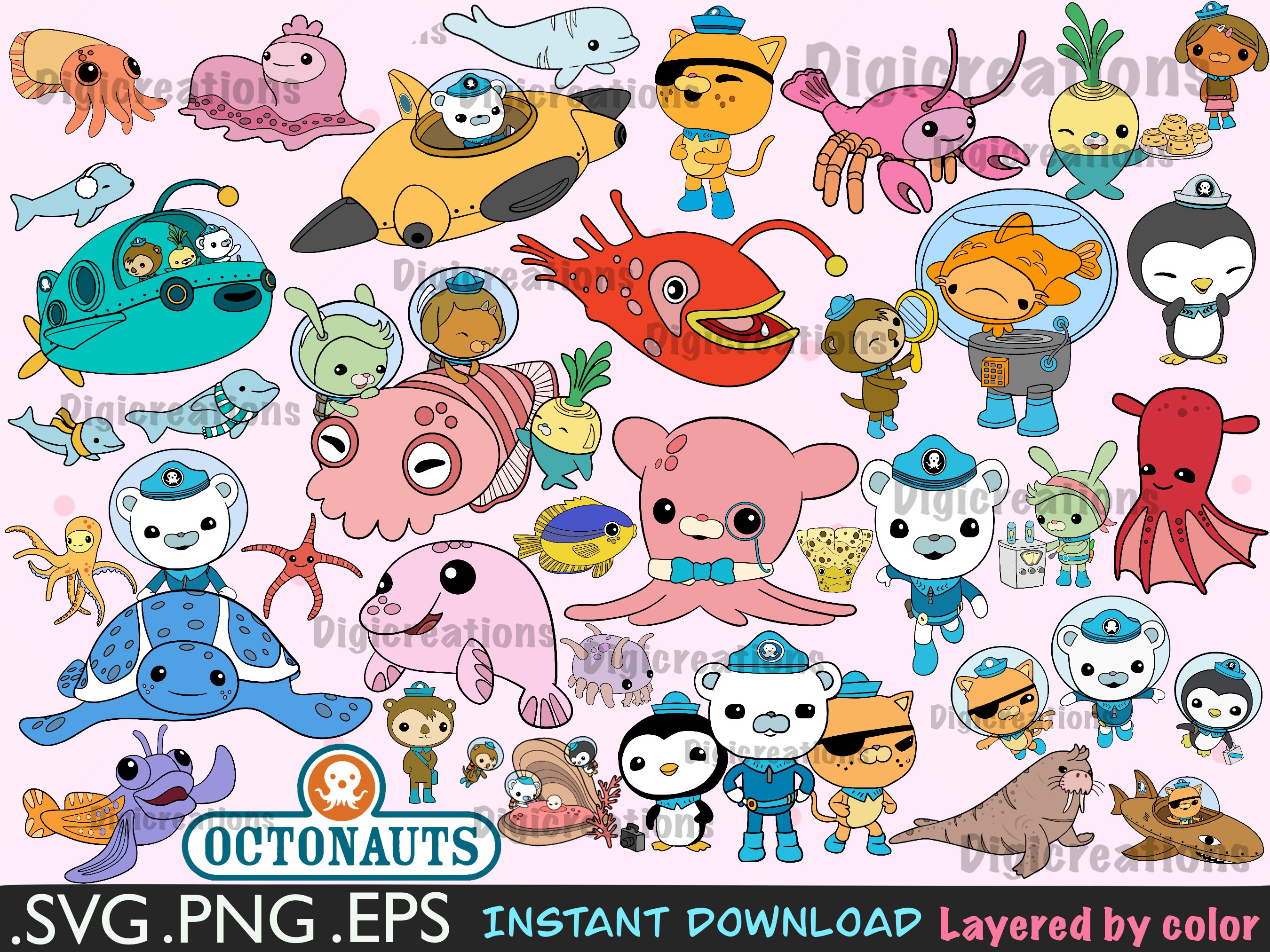 Octonauts Svg Bundle 42 Octonauts Svg Bundle Layered By Etsy Uk