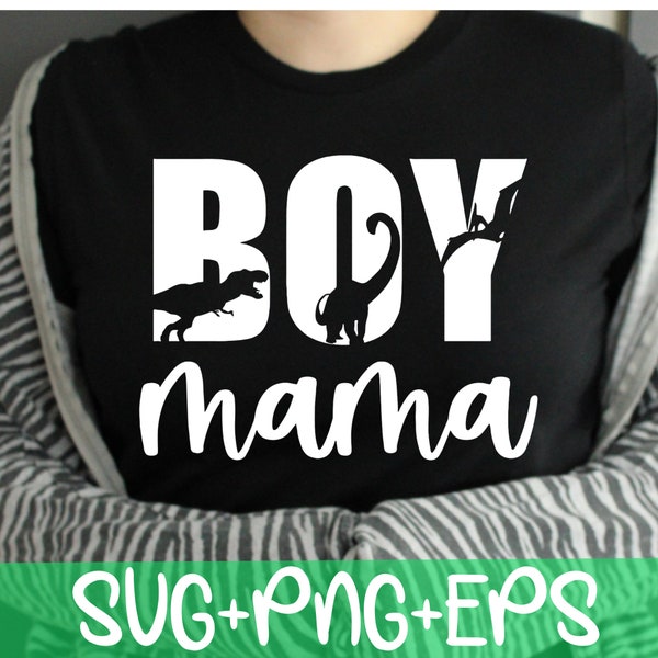 Boy Mom Svg Png, Boy Mama Svg, Mom Shirt Svg, Mothers Day Svg, Coffee Cup Svg, Digital Download, Cricut Cut File, Silhouette | PNG, dinosaur