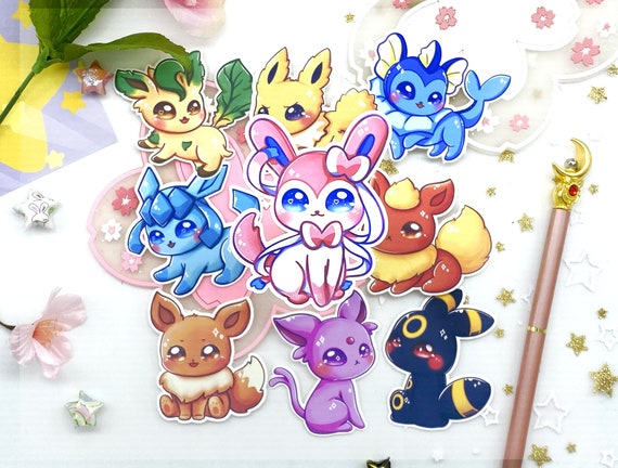 Eeveelution Pocky Sticker