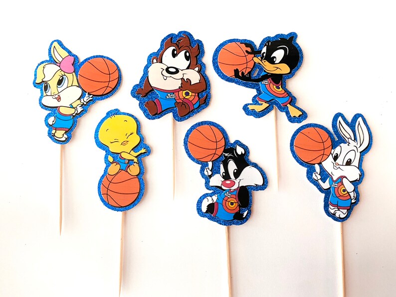 Space Jam Cupcake Toppers // Space Jam Birthday Cupcake Etsy Schweiz