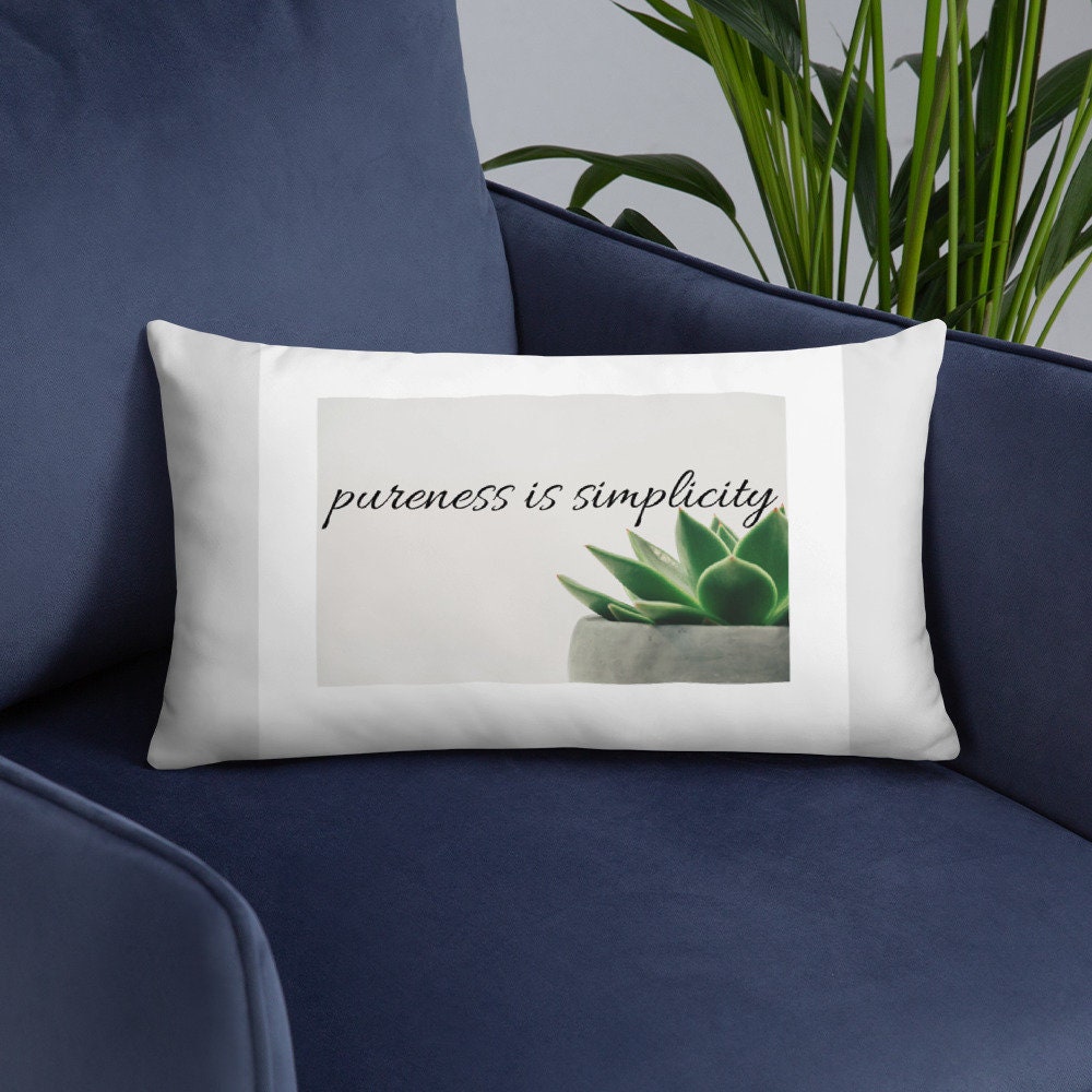 Simplicity Pillow Etsy