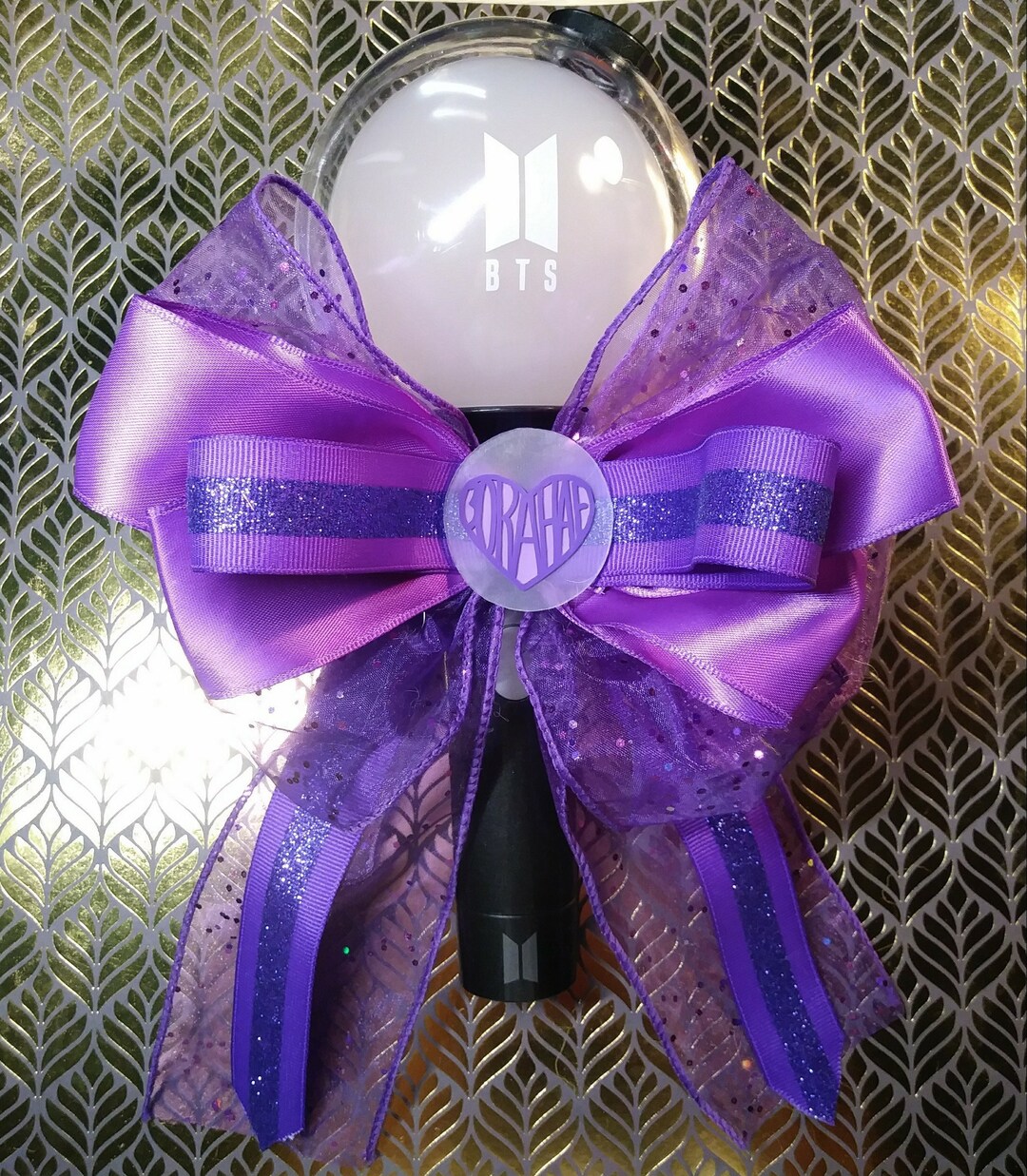 Kpop Ribbons Kpop Borahae Lighstick Ribbon - Etsy