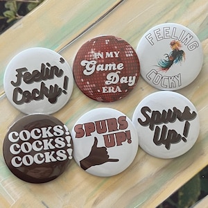 South Carolina Game Day Buttons - 3&quot; Button