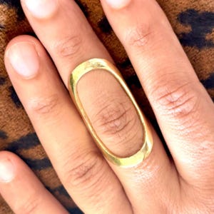 Arthritis Finger Splint Adjustable Ring , Finger Ring, Brass Ring, Sterling Silver Ring, Handmade Jewelry, Unisex Ring
