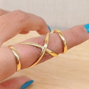 Arthritis finger splint for lateral deviation adjustable sterling silver 925 or yellow bronze, for EDS