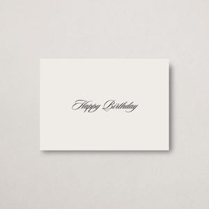 Eleganti biglietti di auguri di compleanno, design classico, perfetti per le celebrazioni, note personalizzate, set di biglietti fatti a mano
