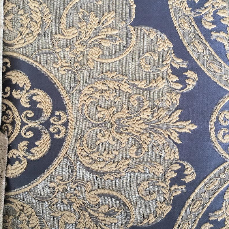 Damask Patterned Jaquard Upholstery Fabric for Furniture Etsy