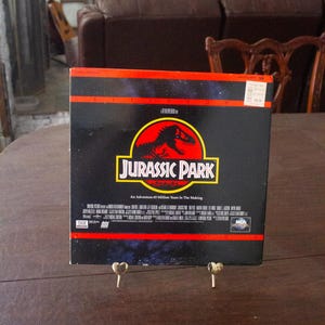 Jurassic Park LaserDisc – Letterbox Edition Vintage 1990s Film, Steven Spielberg, MCA Universal