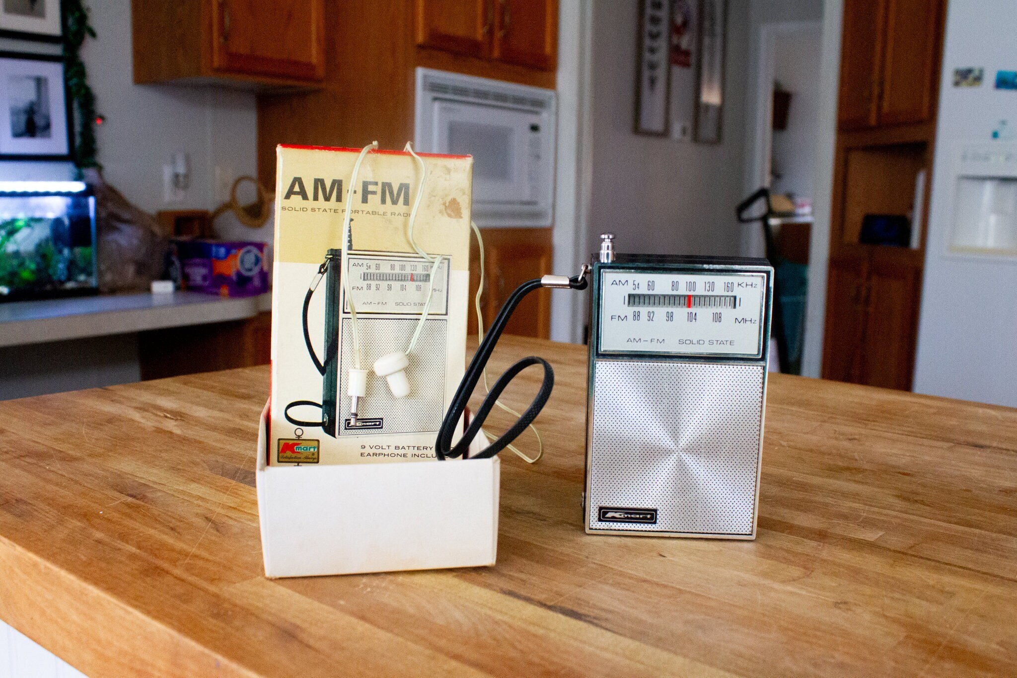 Vintage Kmart Amfm Solid State Portable Radio Model 015F Etsy Canada