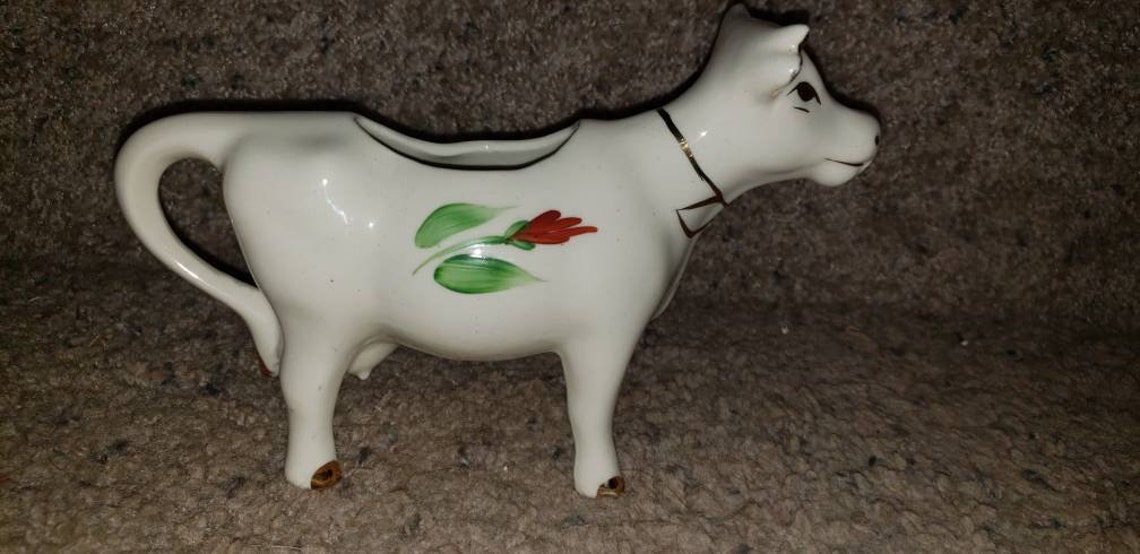 Vintage Cow Creamer Etsy