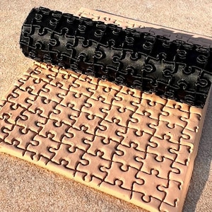 Puzzle Piece Polymer Clay Texture Roller: Jewelry/Ceramic Tool