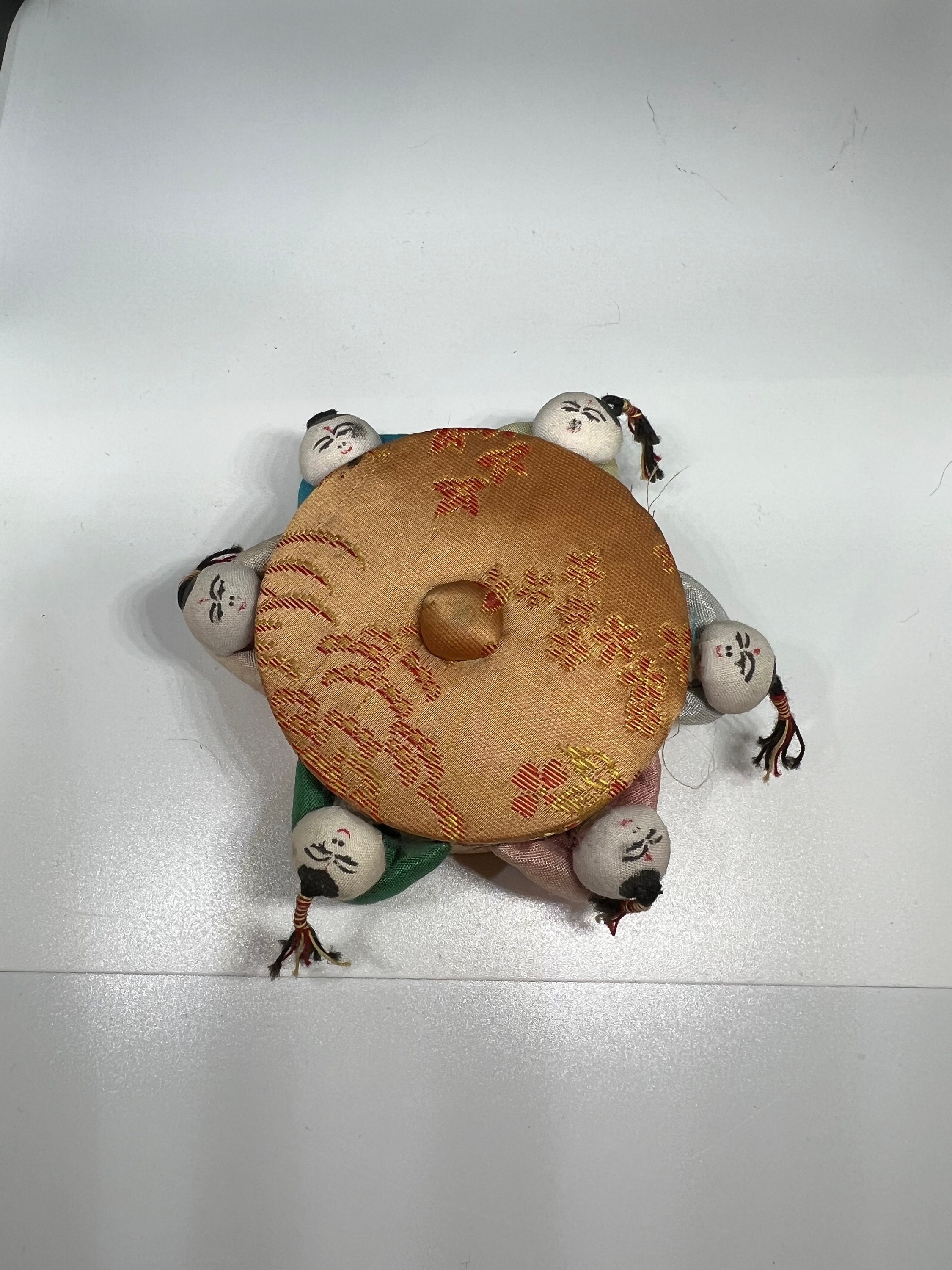 Eight Person Chinese Pin Cushion, Red